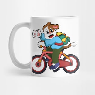 Dog with Bicycle Mug